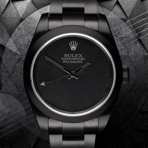 rolex milgauss novo|Rolex Milgauss dark knight.